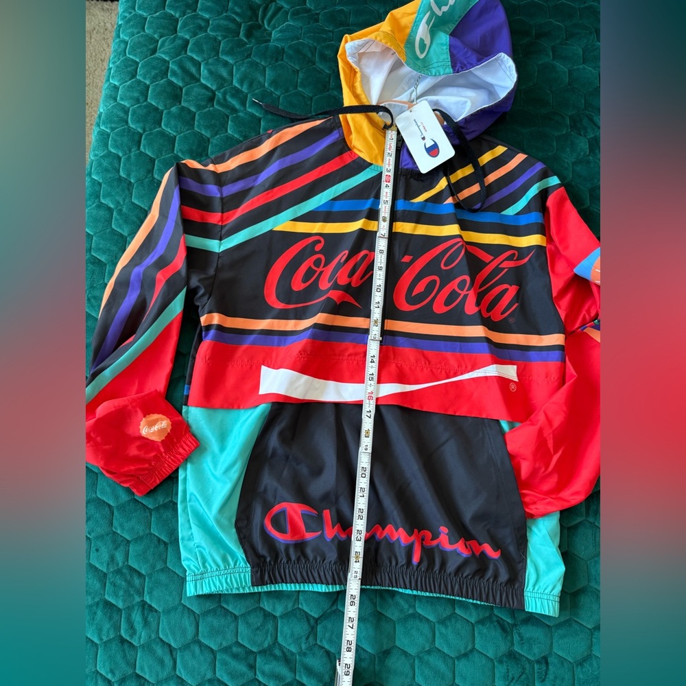 Champion x Coca-Cola Script Anorak Jacket - Picture 8 of 9